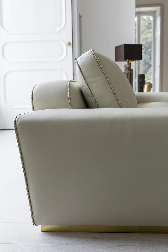 Corner leather sofa | Stewart by Alberta Salotti