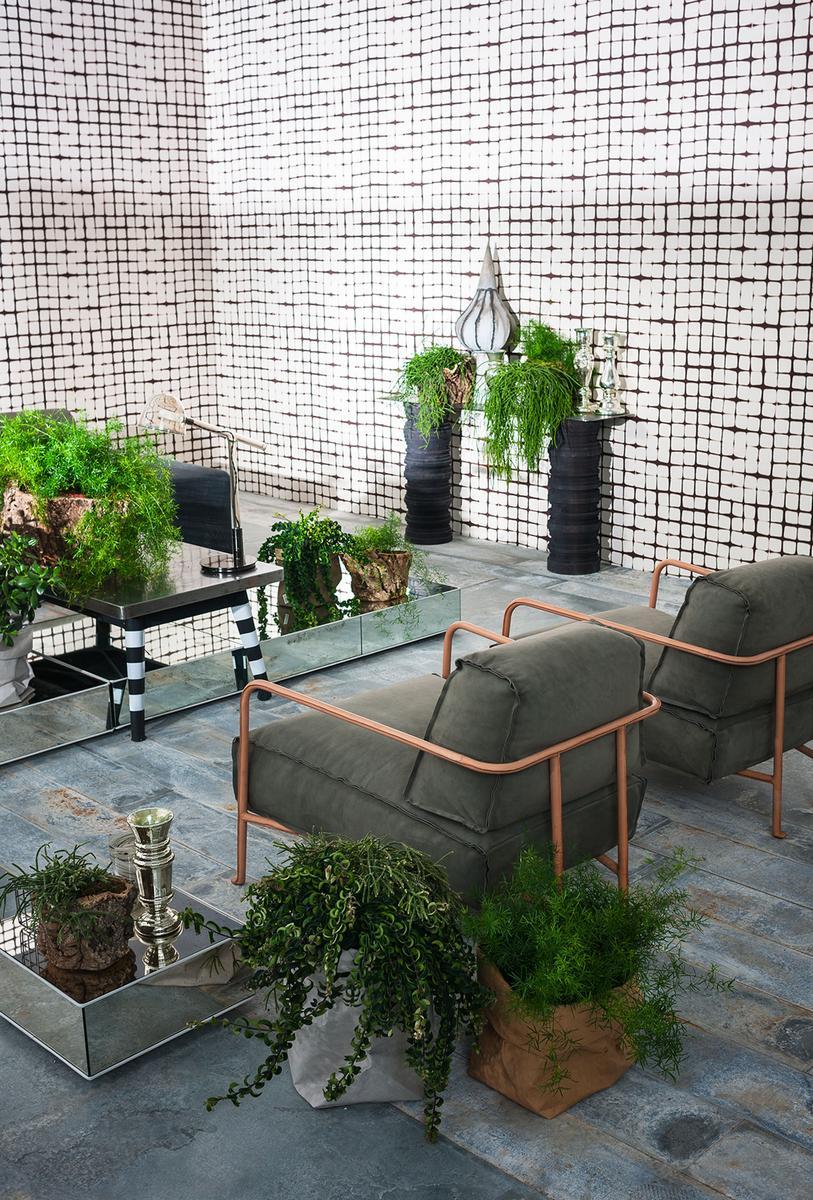 Leather armchair with armrests | Bruxelles by Baxter