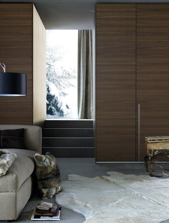 Oak wardrobe | Madison by Poliform