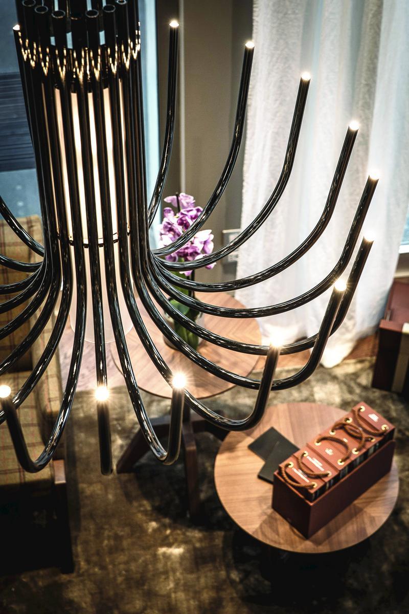 LED metal chandelier | Stardust Large by Contardi