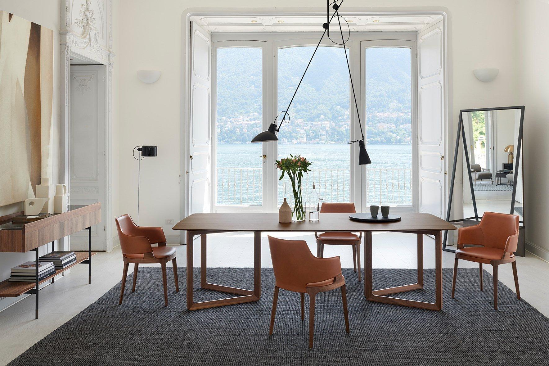 Freestanding rectangular mirror | Tale by Potocco