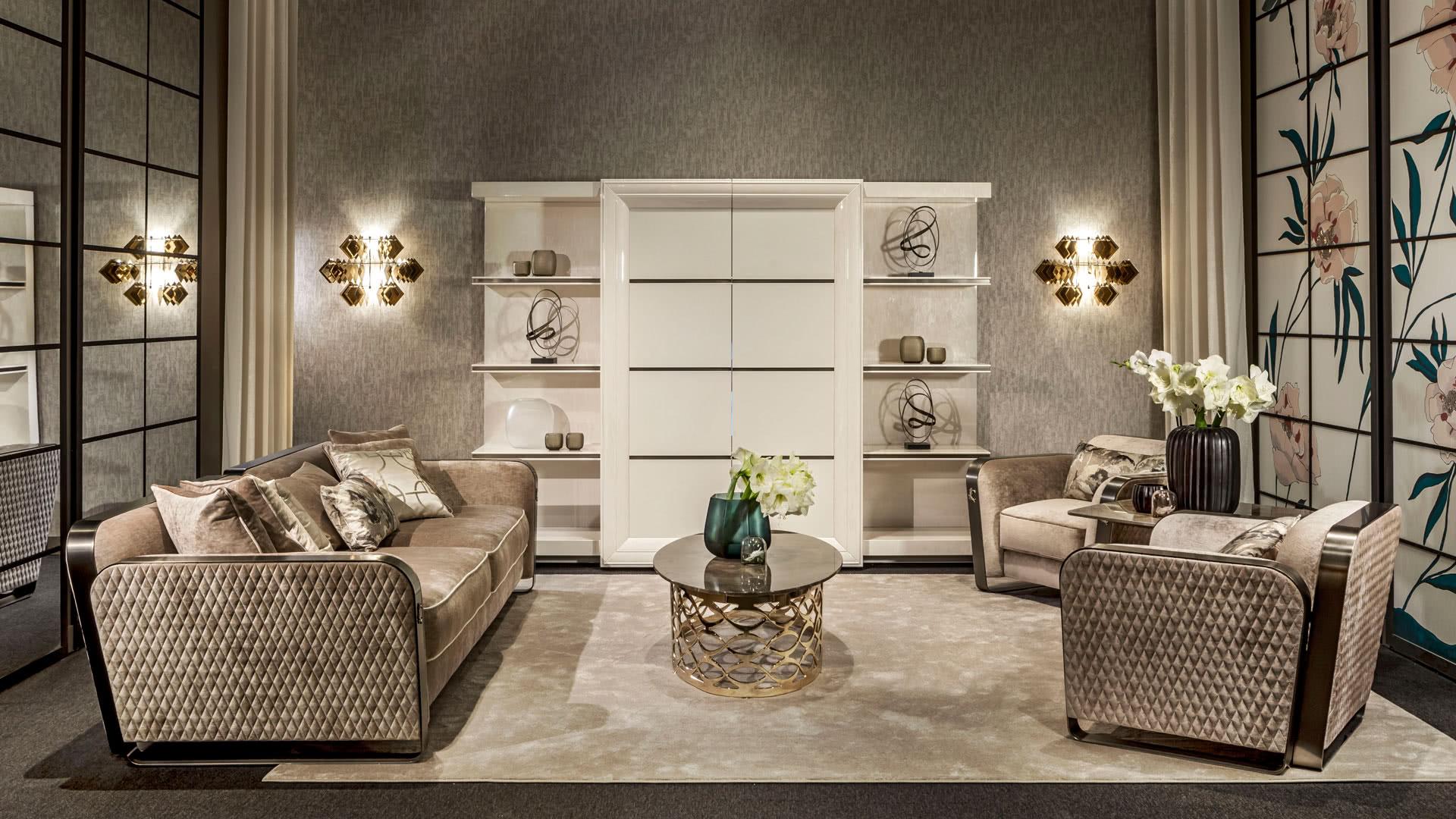 Wooden bookcase with TV stand | George by Cantori