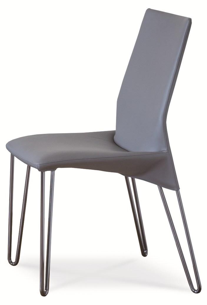 Upholstered leather chair | Heron by Bonaldo