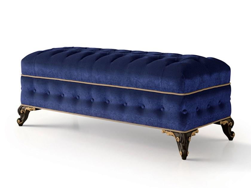 Tufted velvet bench | 6583 by Carpanese home