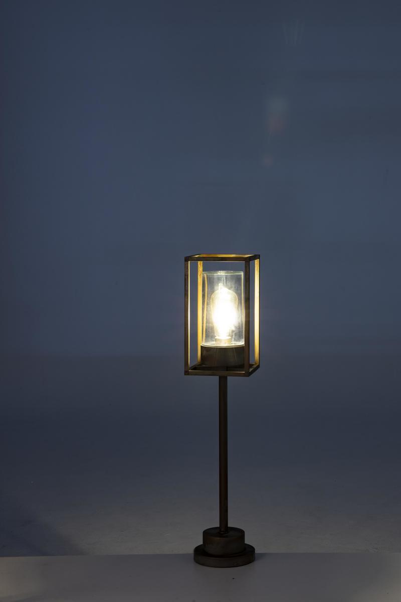 LED brass floor lamp | Cubic by Moretti