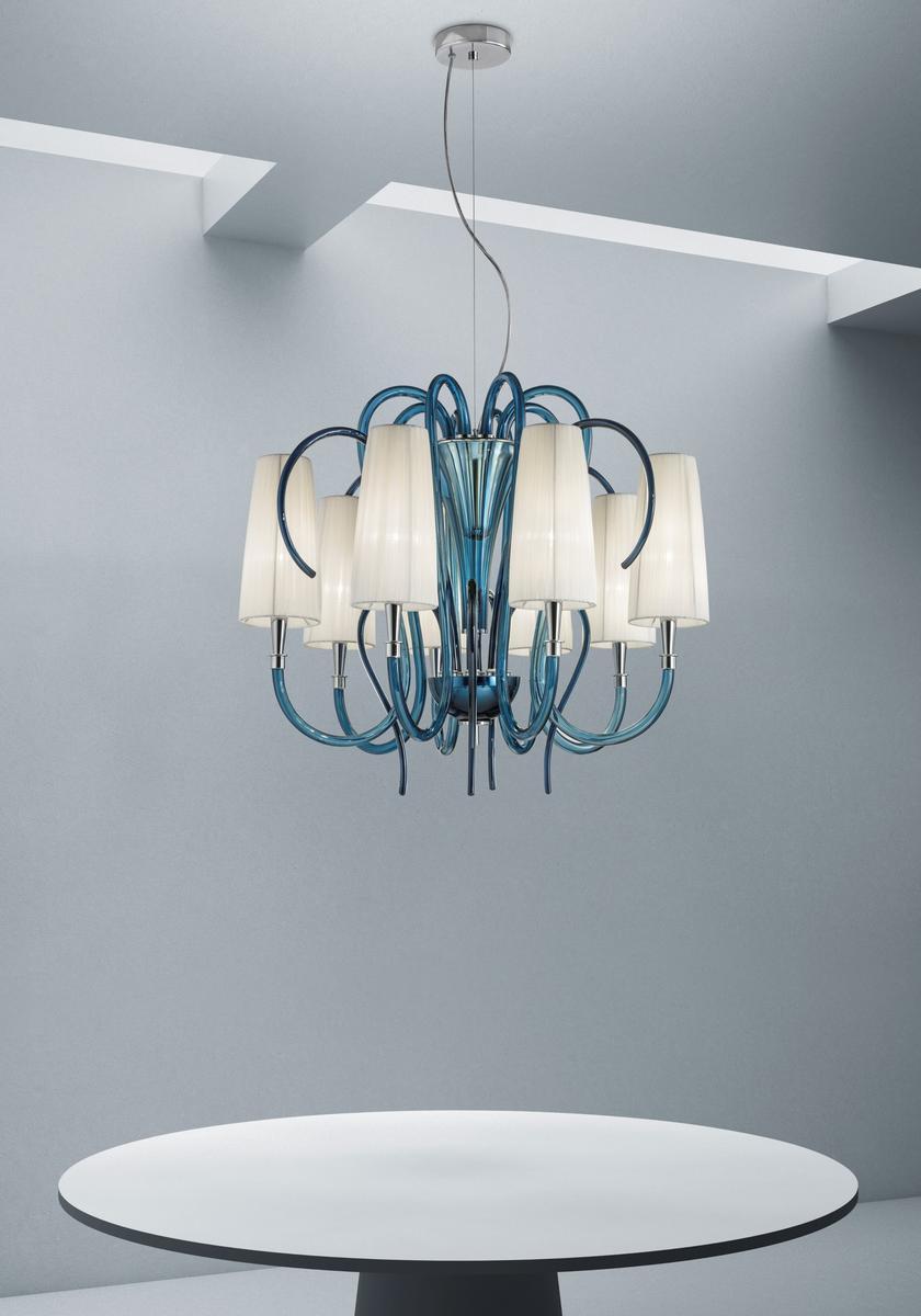 Murano glass chandelier | Margot by Sylcom