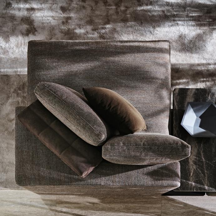 Sectional fabric sofa | Albert by Molteni