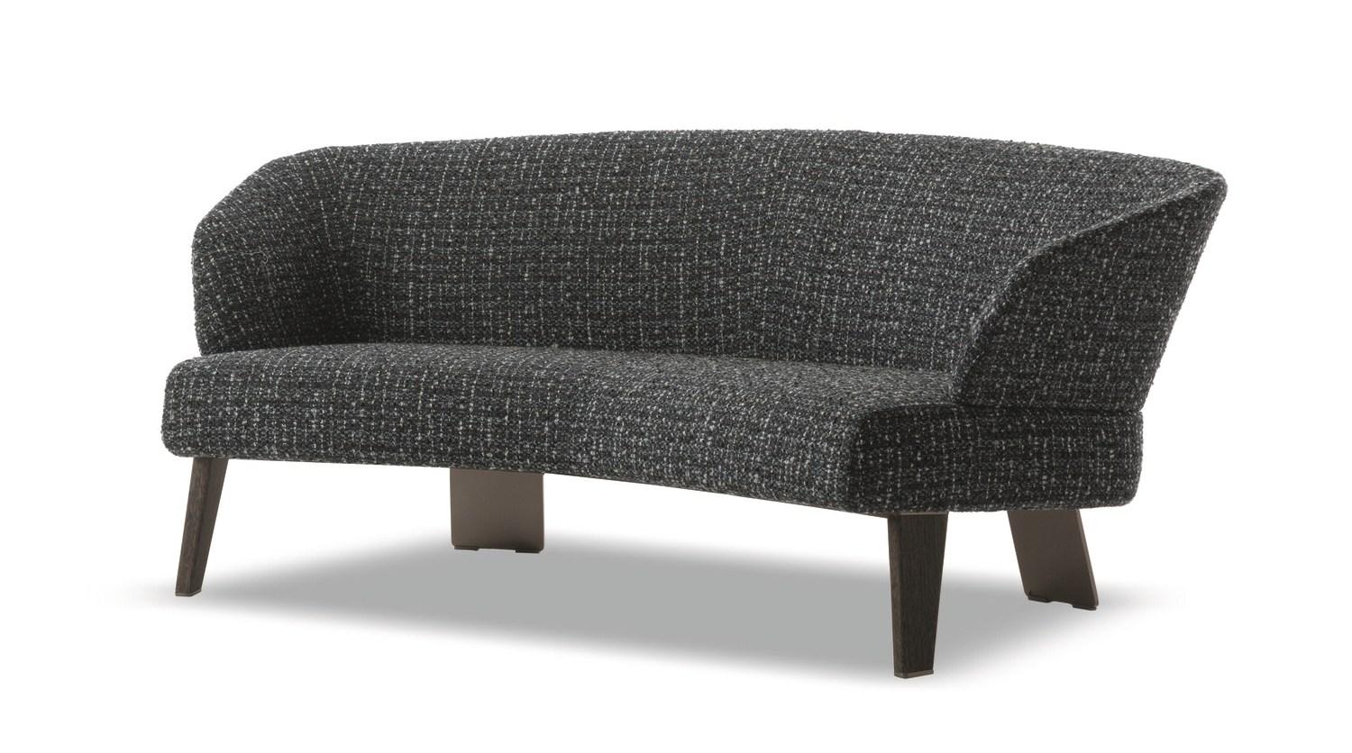 Sofa | Reeves Lounge Semicurvo by Minotti