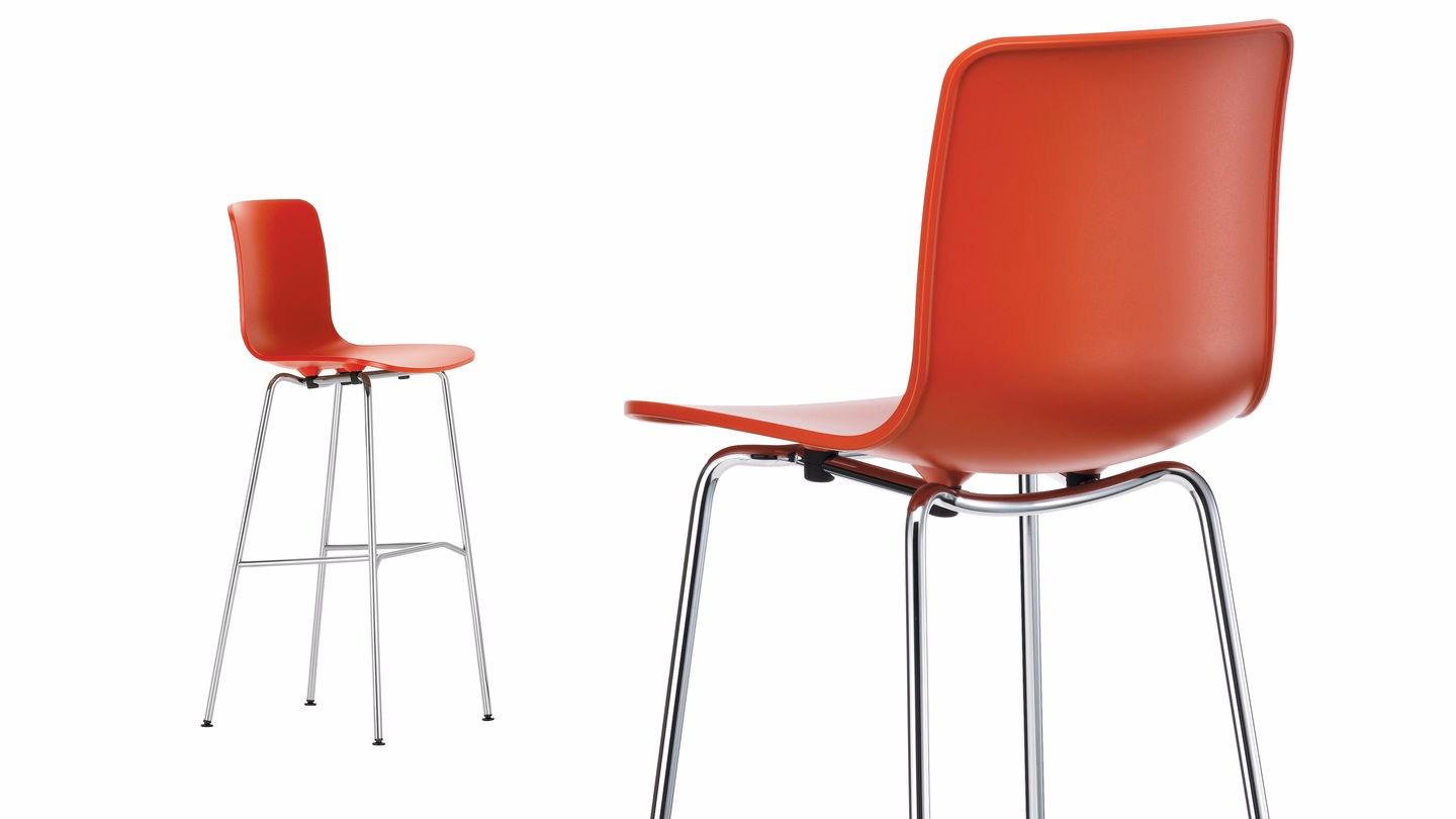 High polypropylene barstool | Hal High by Vitra