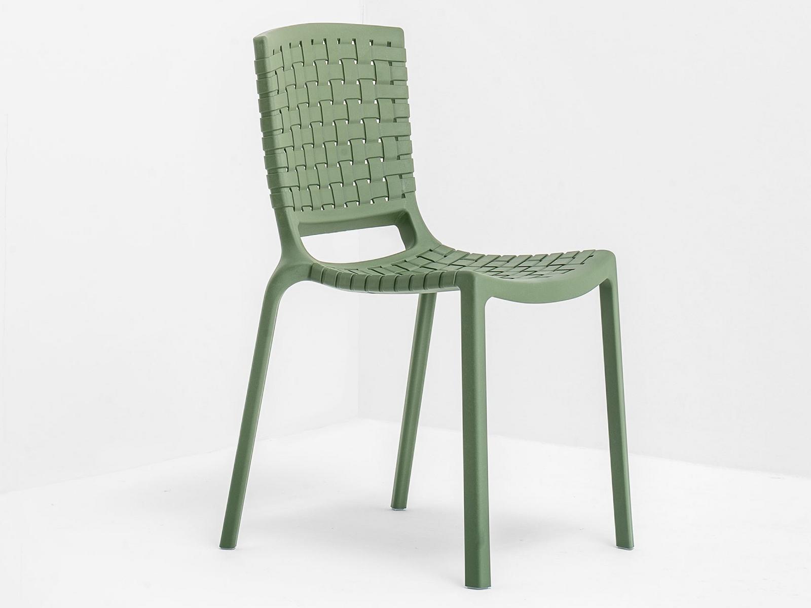 Stackable polypropylene garden chair | Tatami 305 by Pedrali