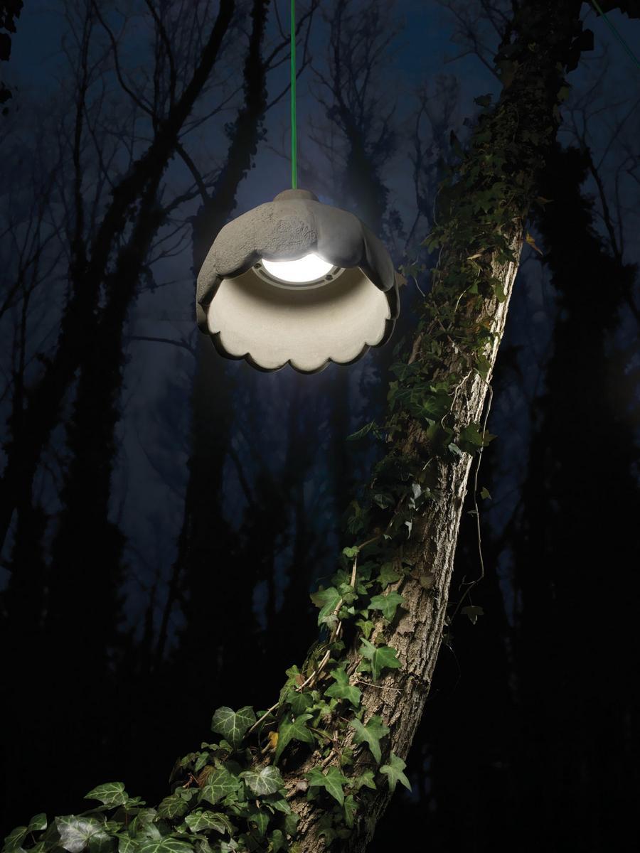 Cement outdoor pendant lamp | Pisolo by Karman