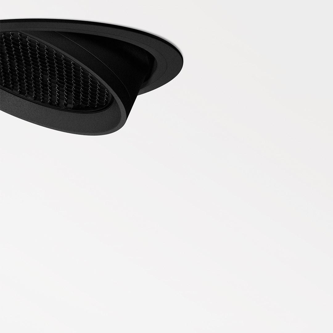 LED adjustable recessed aluminium spotlight | Wellit L by Arkoslight