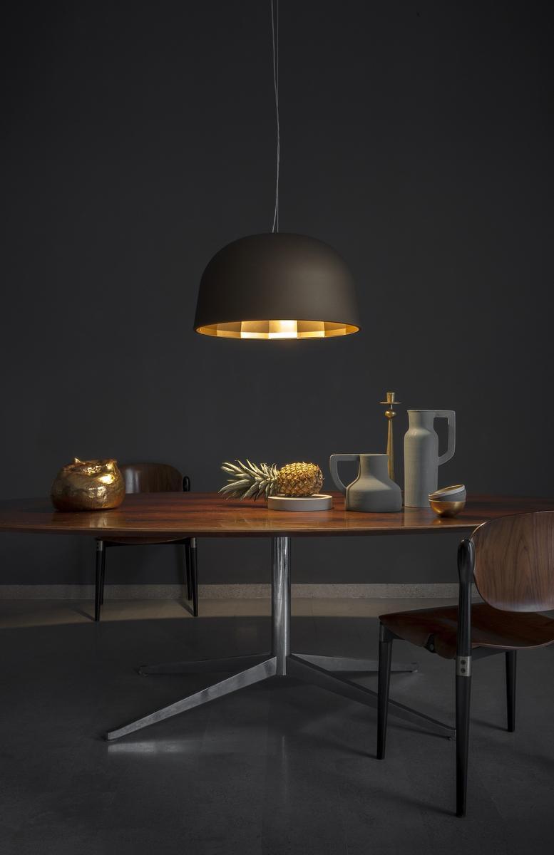 LED direct-indirect light aluminium pendant lamp | Empty - 439/l by Oluce