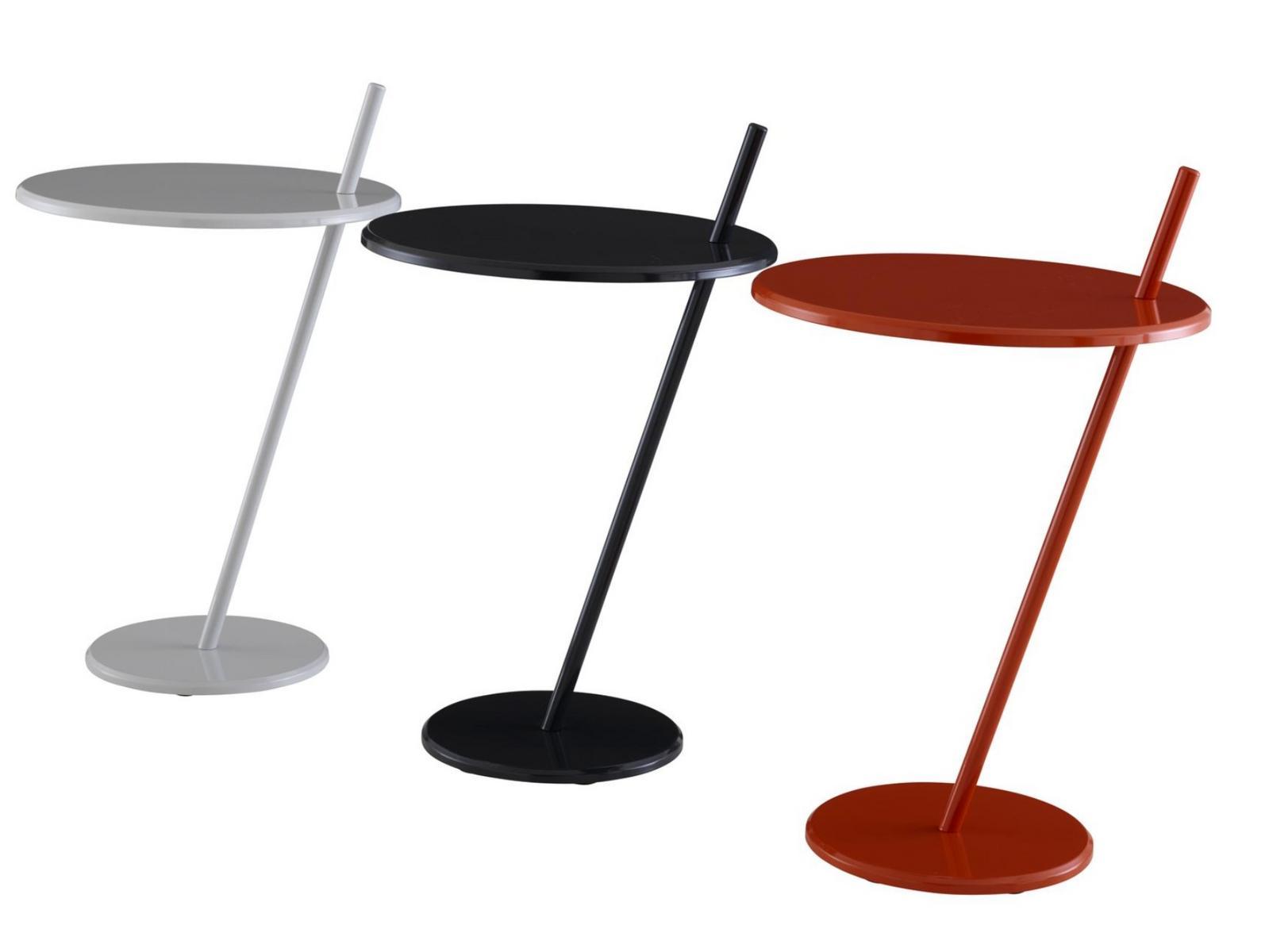 Round steel high side table | Good Evening by Ligne Roset