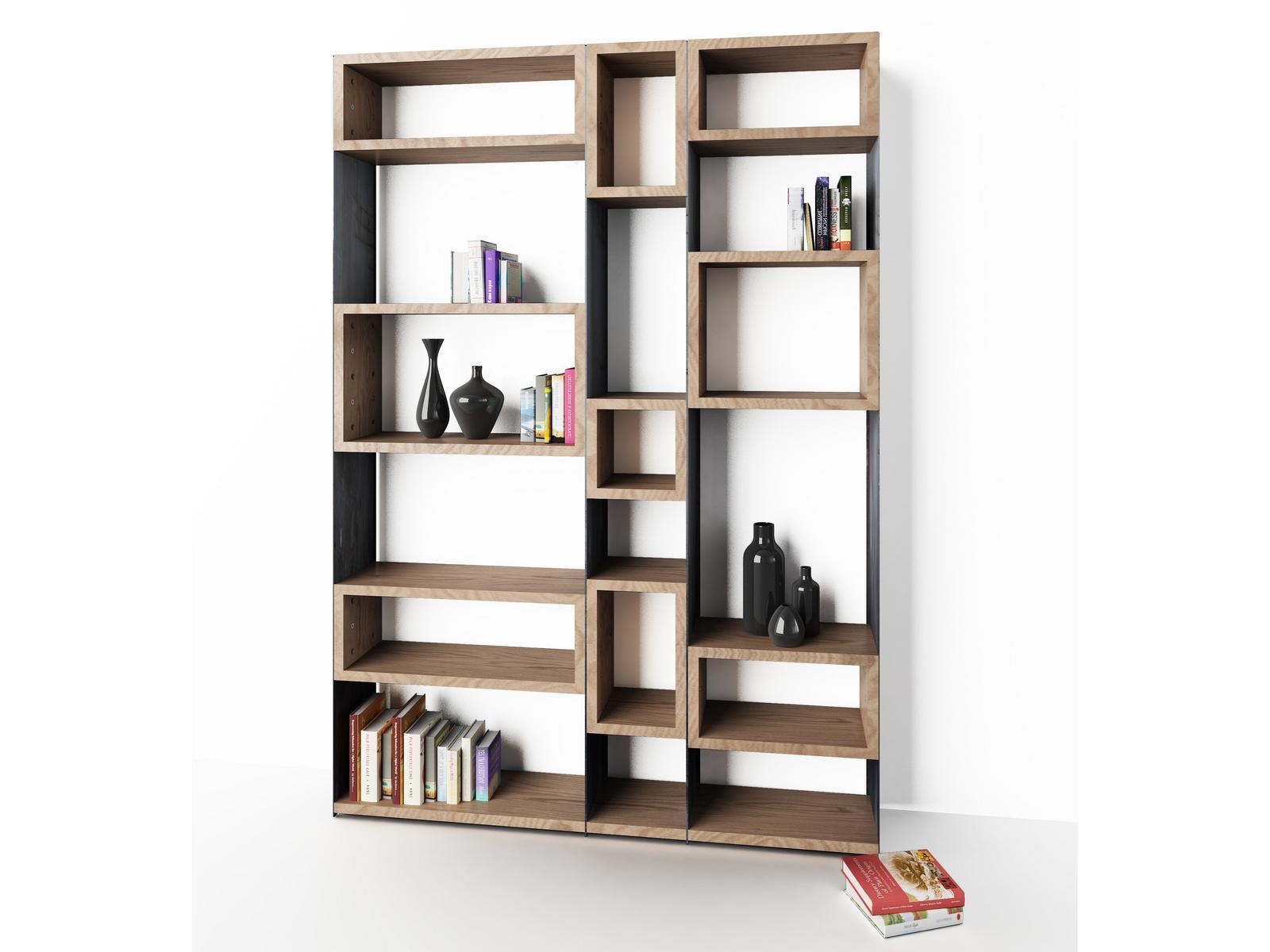 Open modular bookcase | Concrete by Zava