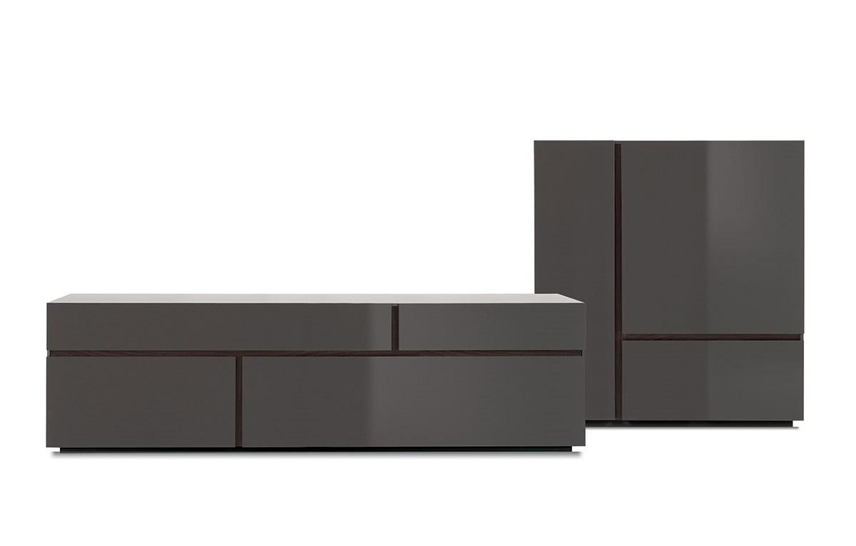 Wooden sideboard with drawers | Free by Poliform