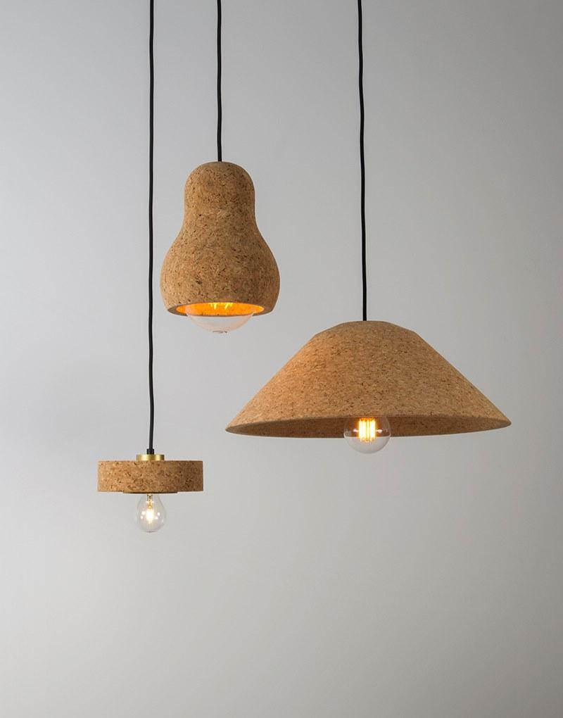 LED cork pendant lamp | Capitano by Dark