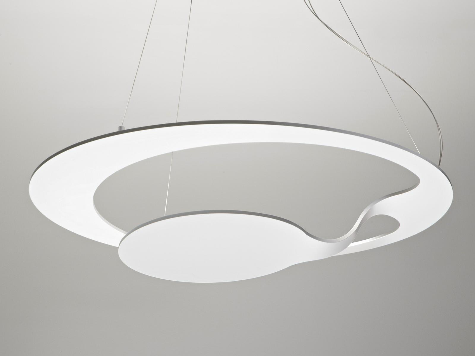 LED aluminium pendant lamp | Glu by Fabbian