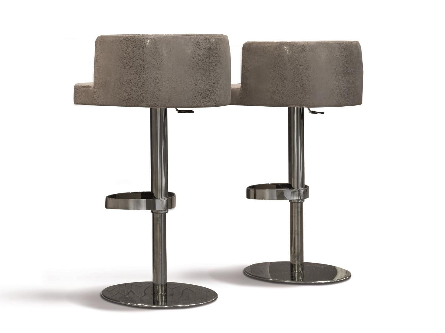 Leather bar chair | Kelly by Longhi