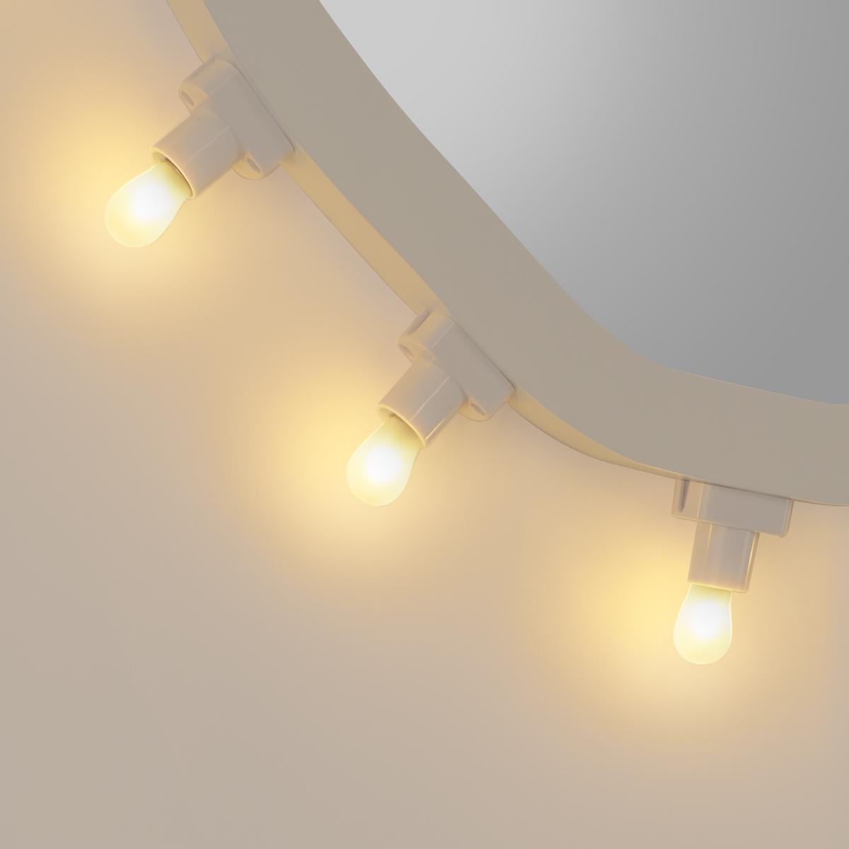 Wall-mounted mirror with integrated lighting | Luminaire Small by Seletti