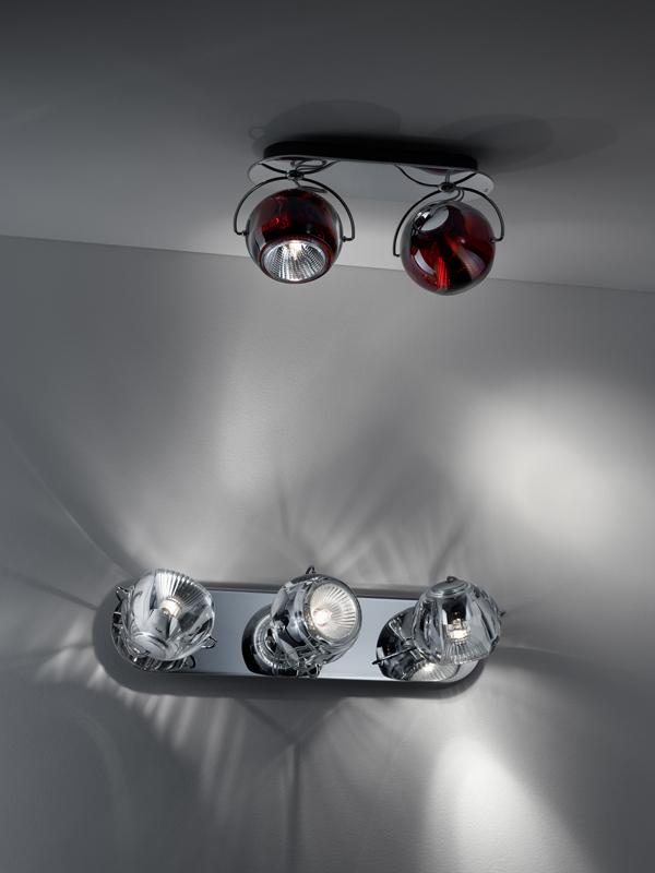 Chrome plated wall lamp | Beluga Colour by Fabbian