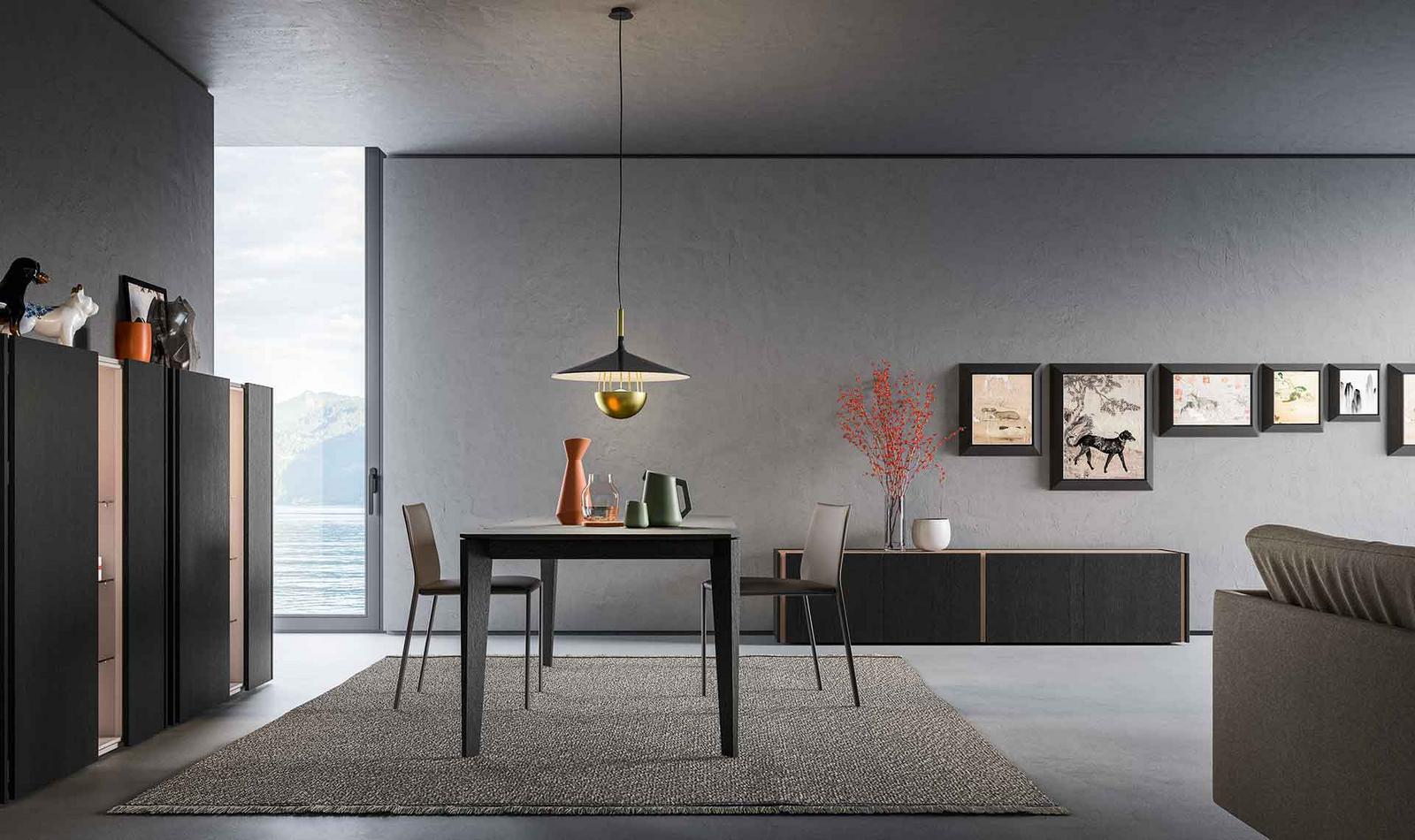 Modular veneer sideboard with doors | Da-Do giorno by ALF Dafre