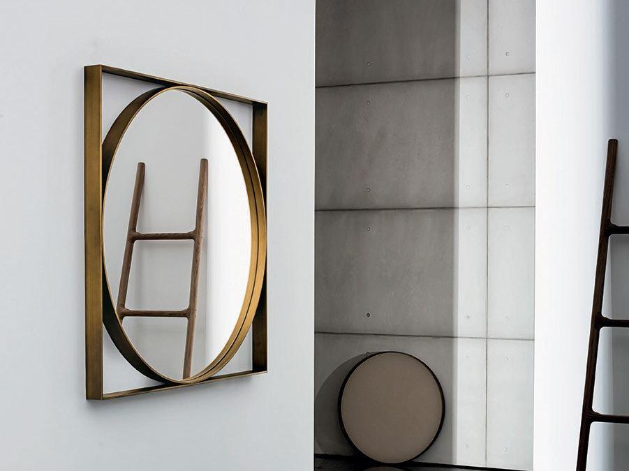 Square wall-mounted mirror | Visual Geometric by Sovet
