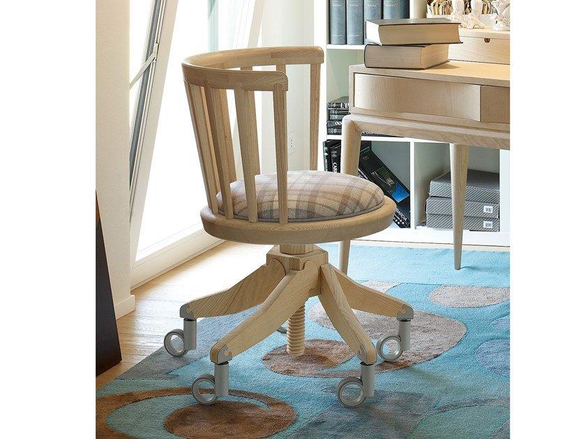 Swivel upholstered fabric chair | Contemporary Living by Volpi