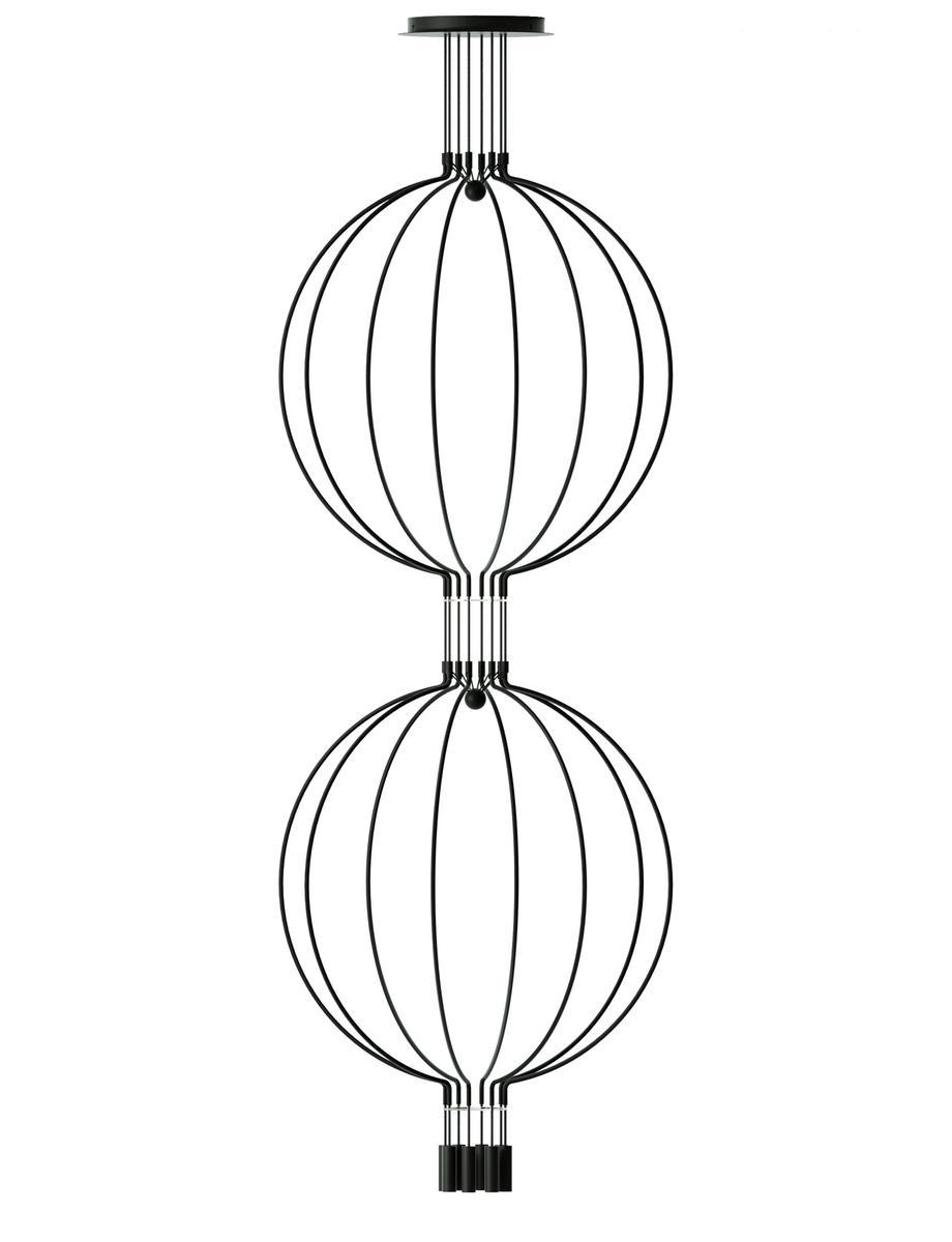LED metal pendant lamp | Liaison Two Levels by Axolight