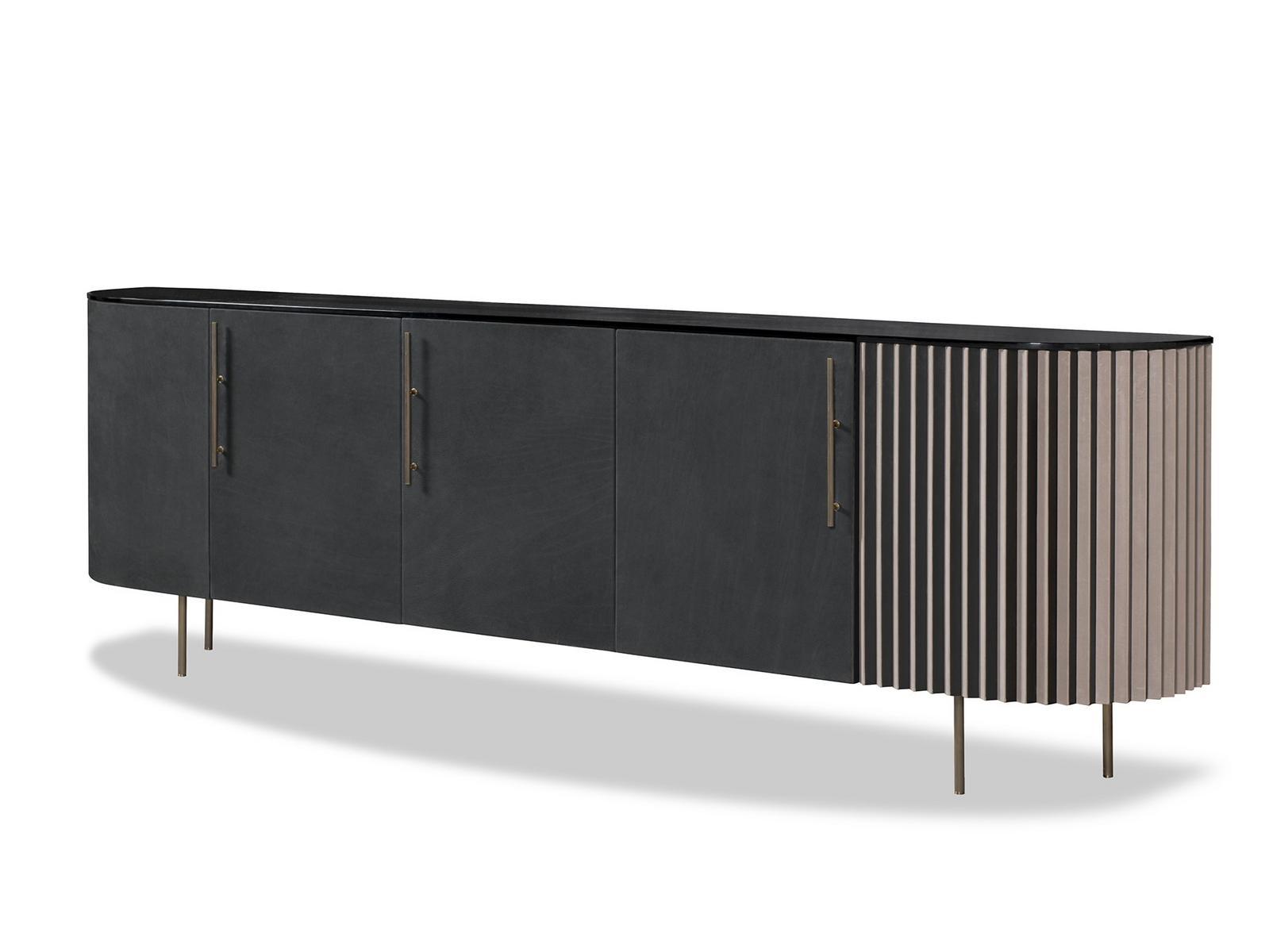 Sideboard with doors | Plissé by Baxter