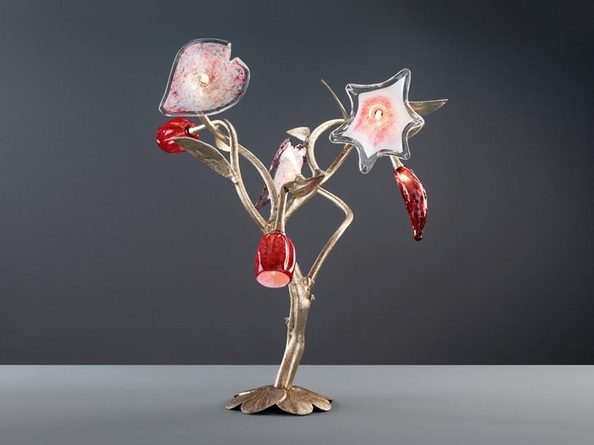 Handmade bronze table lamp | Bouquet 5987 by Serip