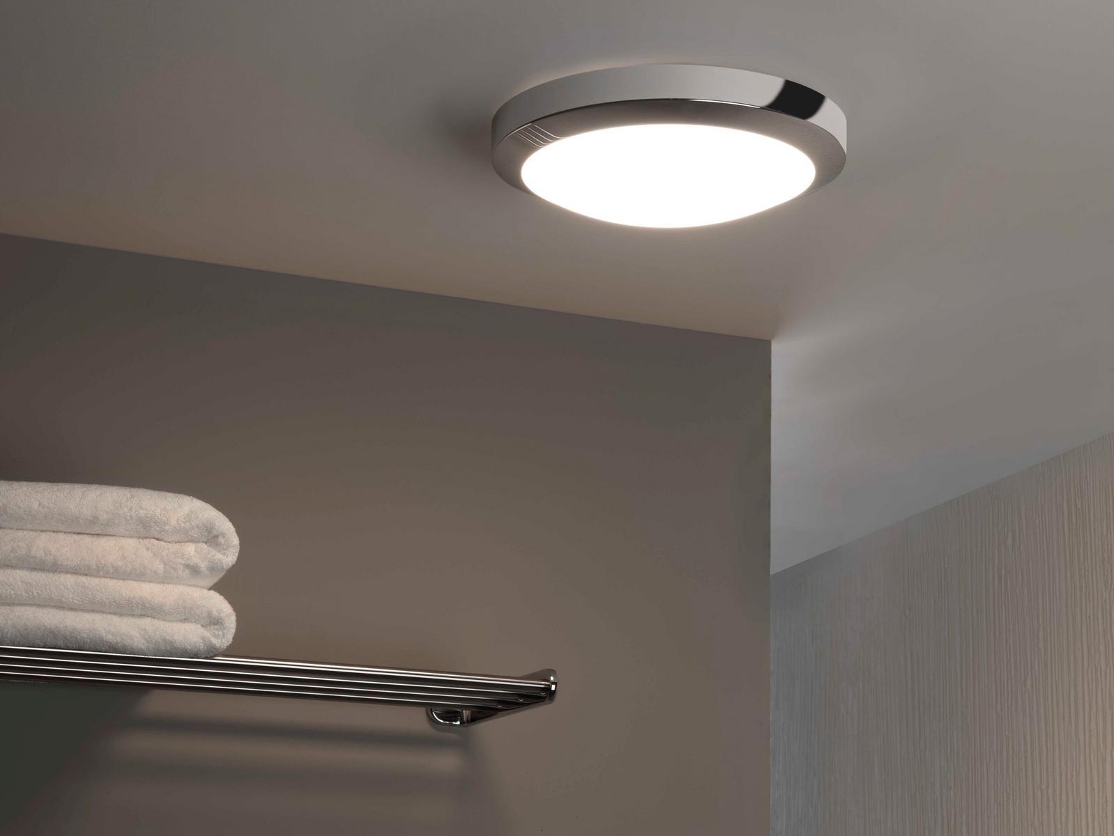 Glass and steel wall lamp / ceiling lamp | Dakota 300 by Astro lighting