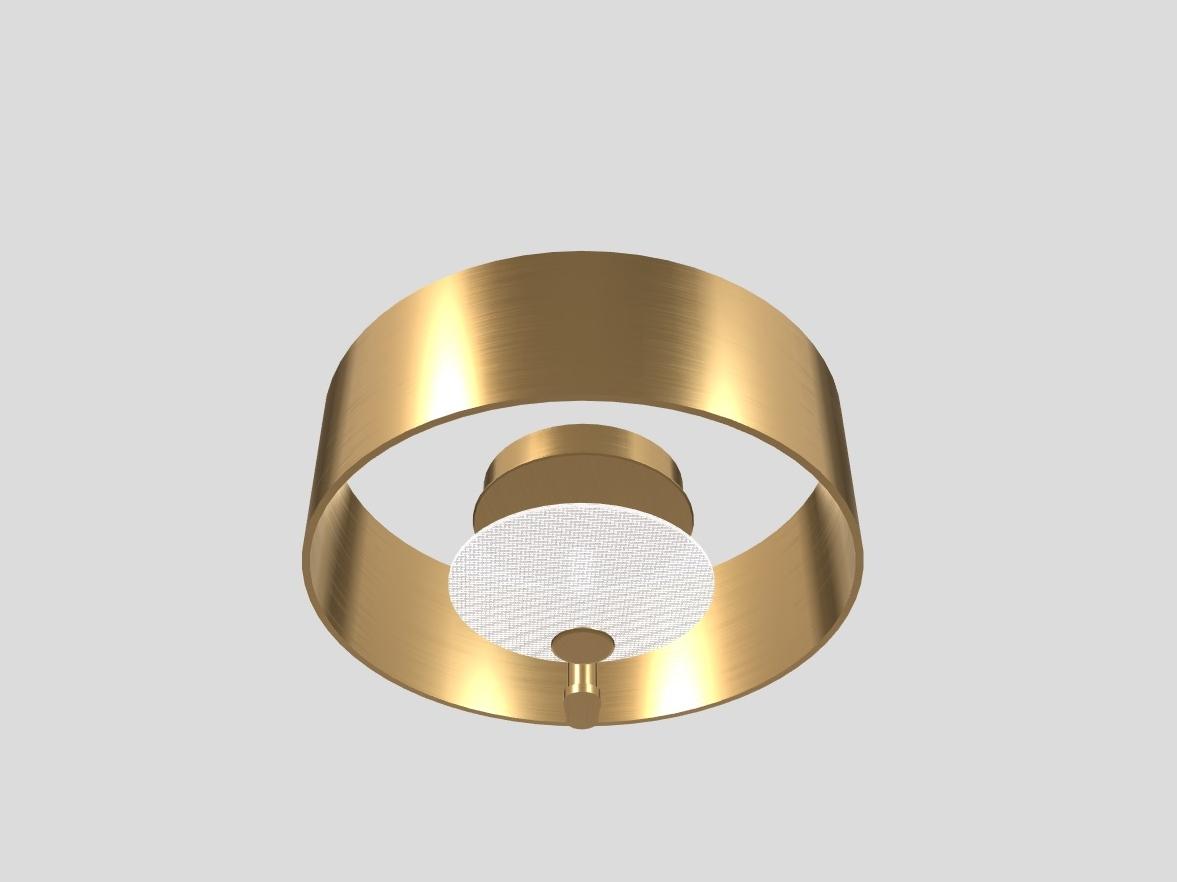 Direct light metal ceiling lamp | Sound Pl1 by Masiero