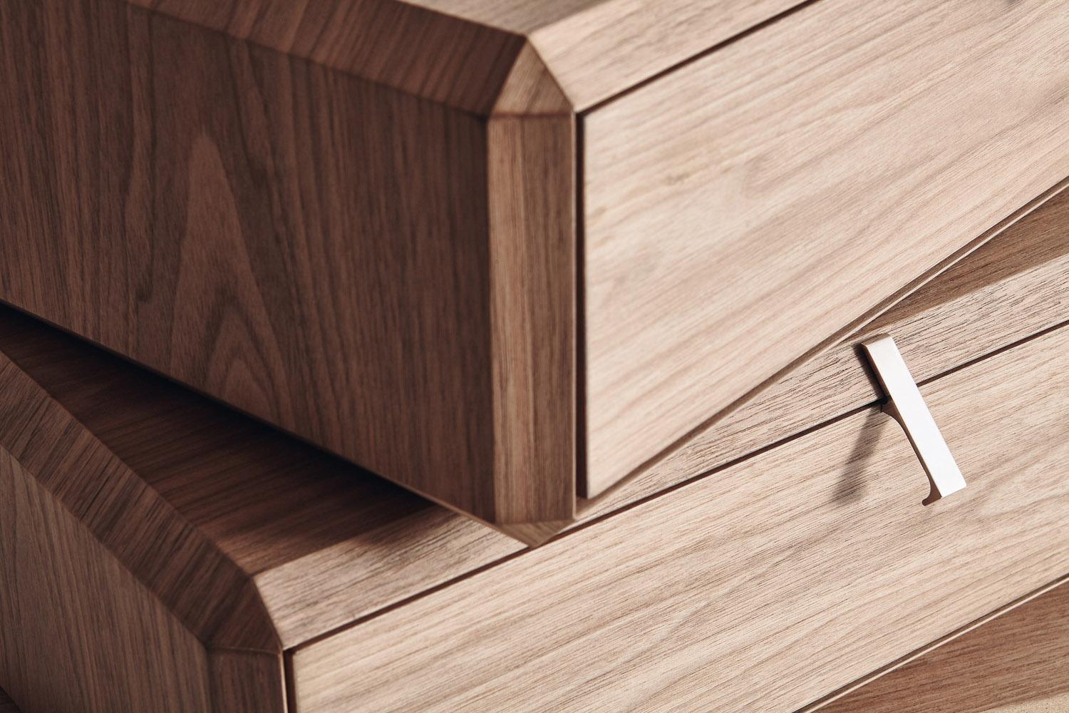 Sectional wooden chest of drawers | Teorema by Molteni