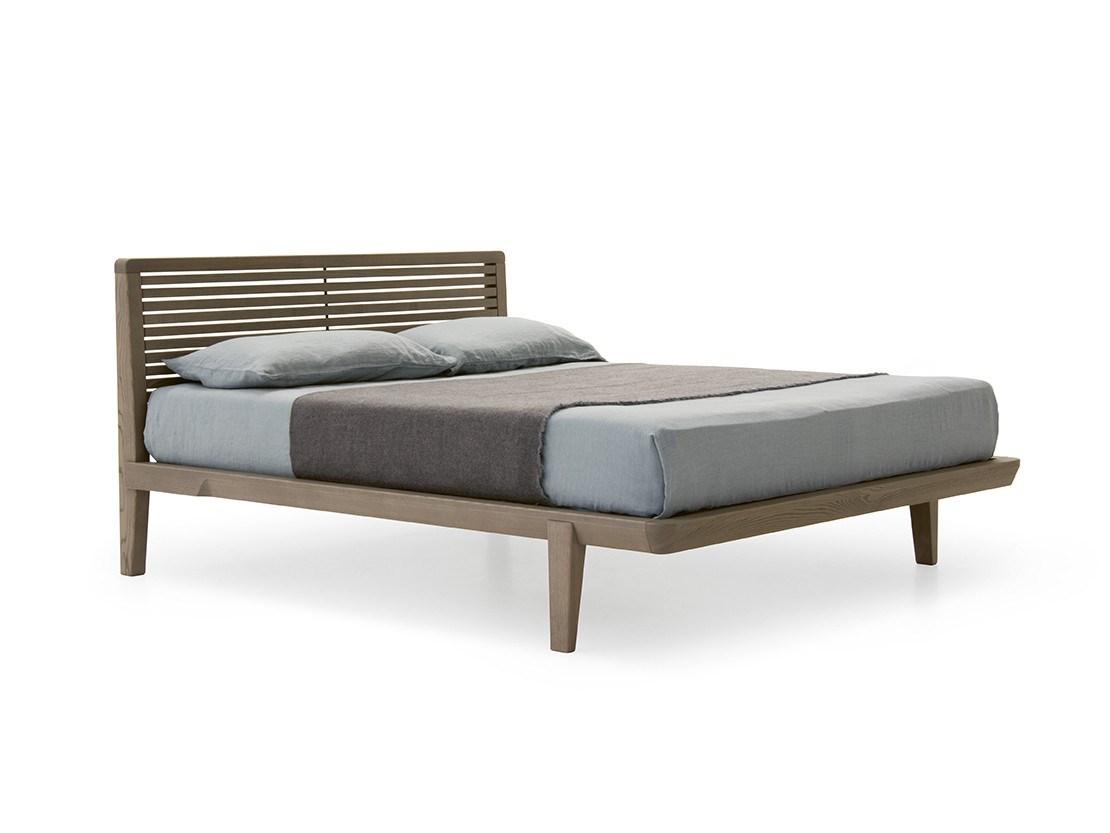 Solid wood double bed | Lido by Pianca