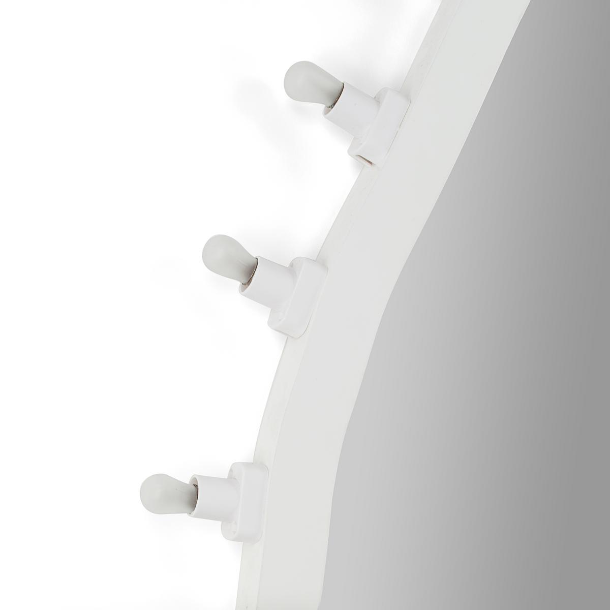 Wall-mounted mirror with integrated lighting | Luminaire Small by Seletti