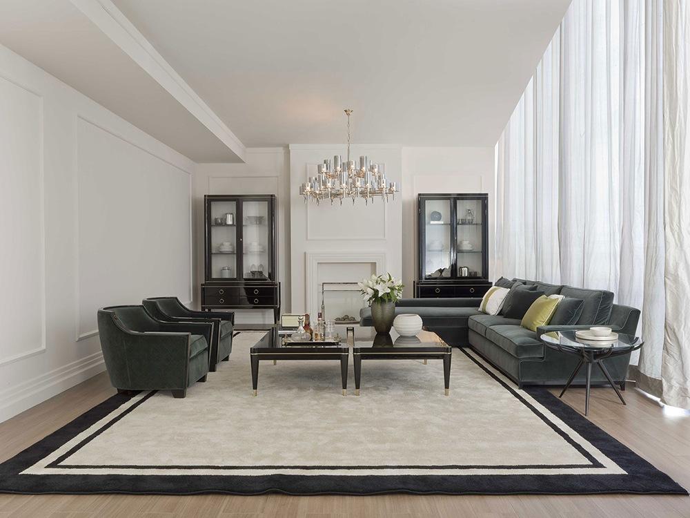 Curved velvet sofa | Acquamarina by Galimberti Nino