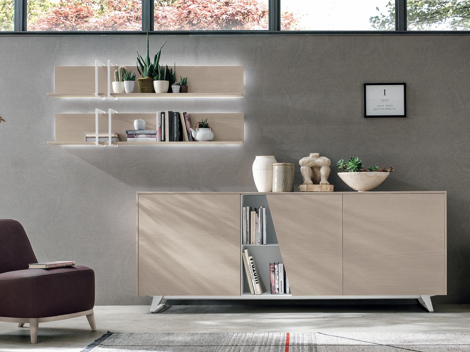 Sideboard with doors | Diagonal by Tomasella