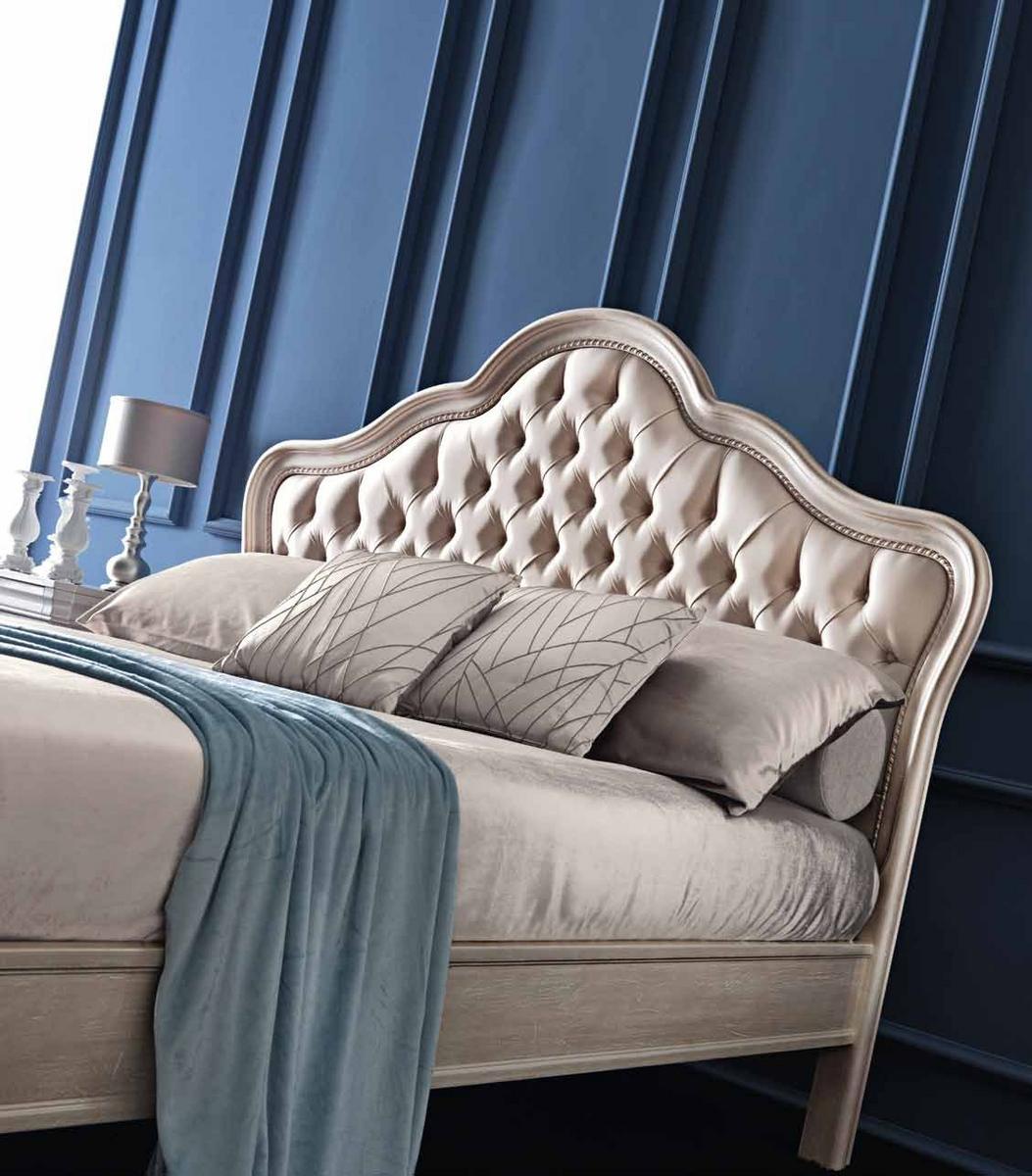 Upholstered double bed with upholstered headboard | Aida by Corte Zari