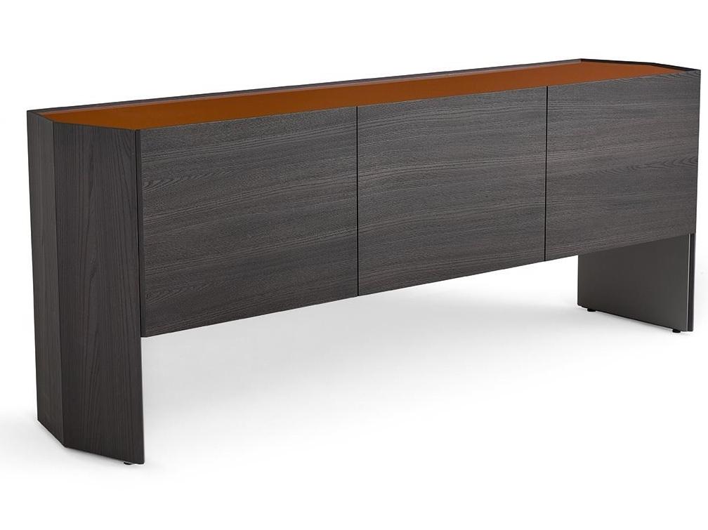 Wooden sideboard with doors | Gio by Poliform