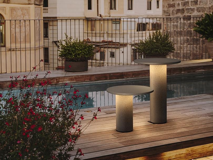LED cement bollard light | Moal by Leds C4