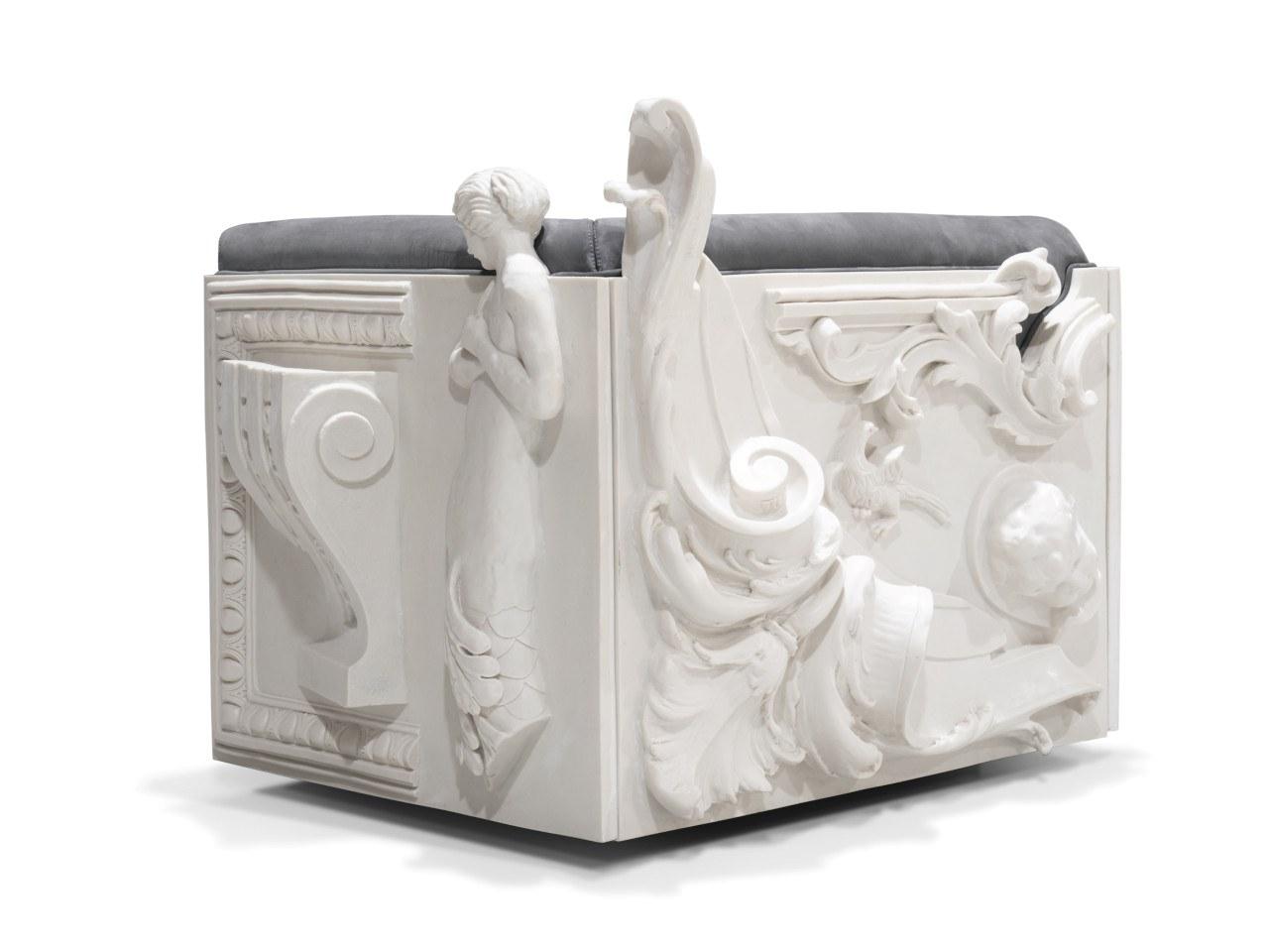 Fabric armchair with armrests | Versailles by Boca Do Lobo