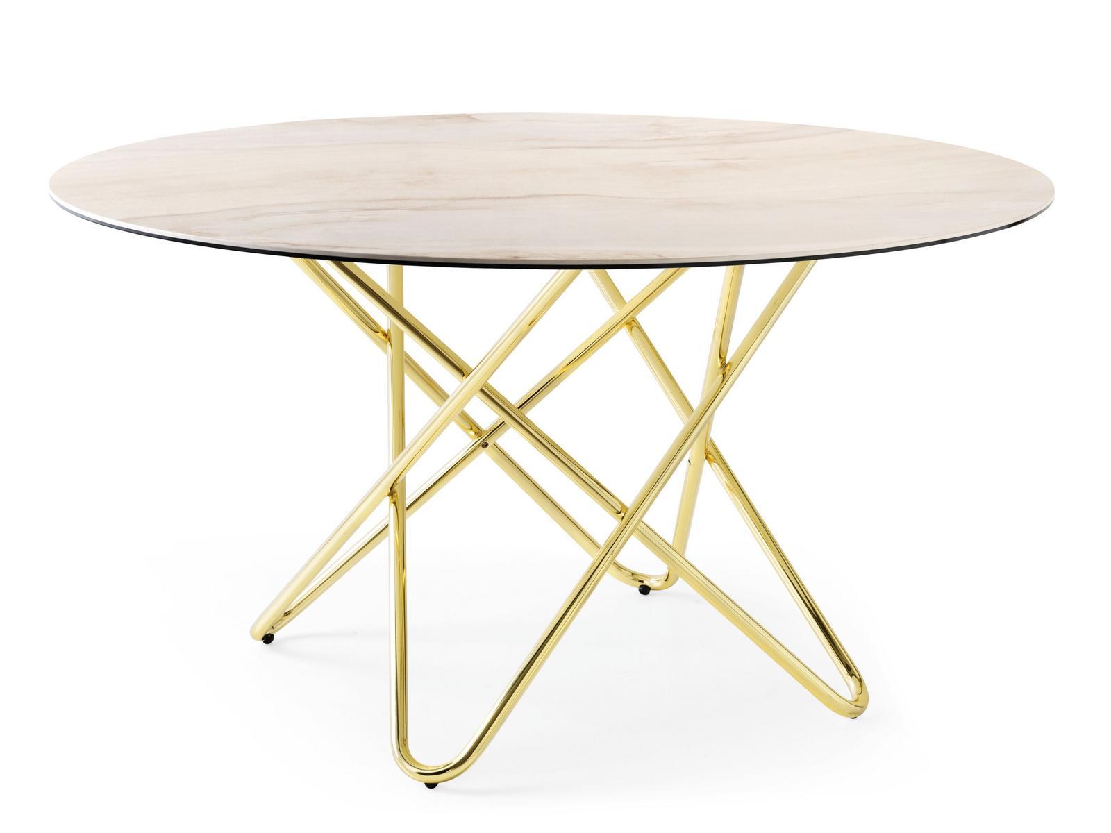 Round ceramic table | Stellar by Calligaris