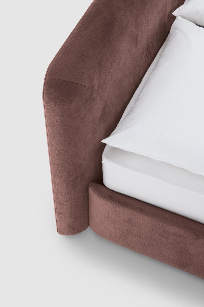 Upholstered fabric storage bed | Joy by Bolzan letti