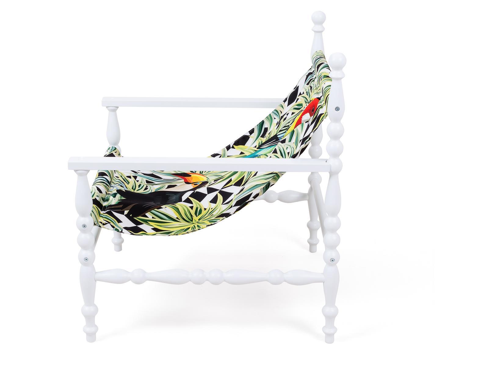 Polyester easy chair with armrests | Heritage by Seletti