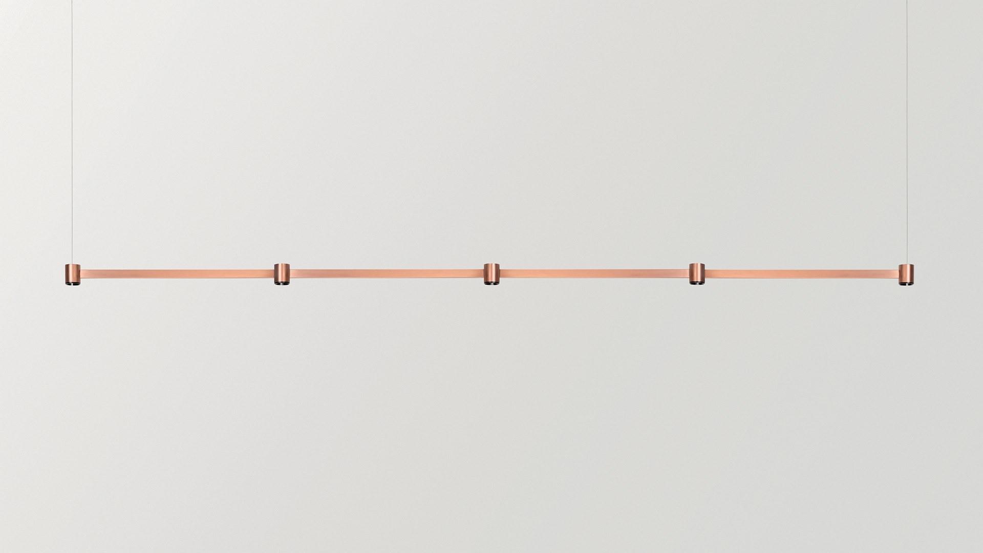 LED direct light brass pendant lamp |  by Arkoslight