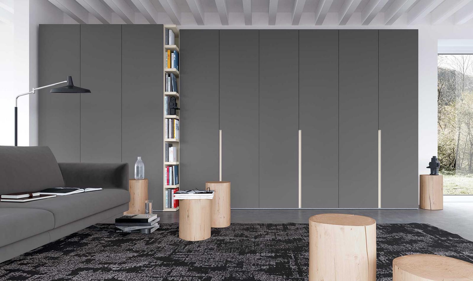 Modular lacquered wardrobe with doors | Go by ALF Dafre
