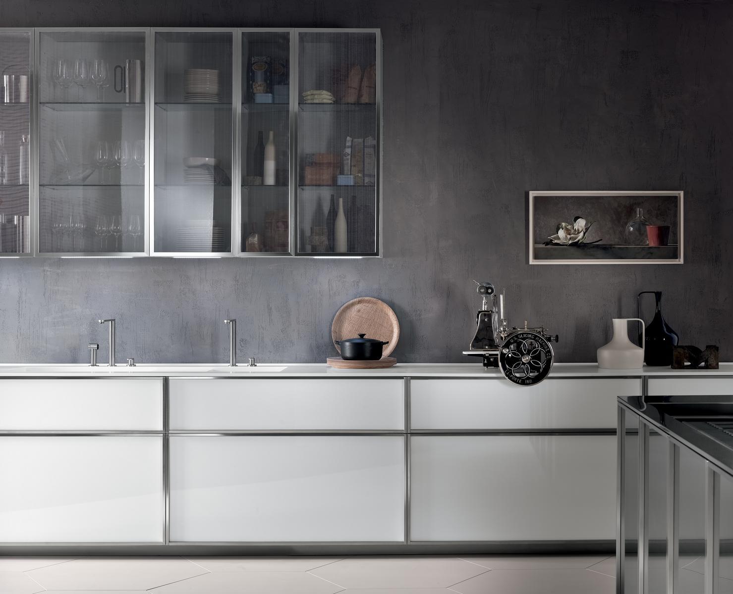 Fitted kitchen with island Rossana Tk38