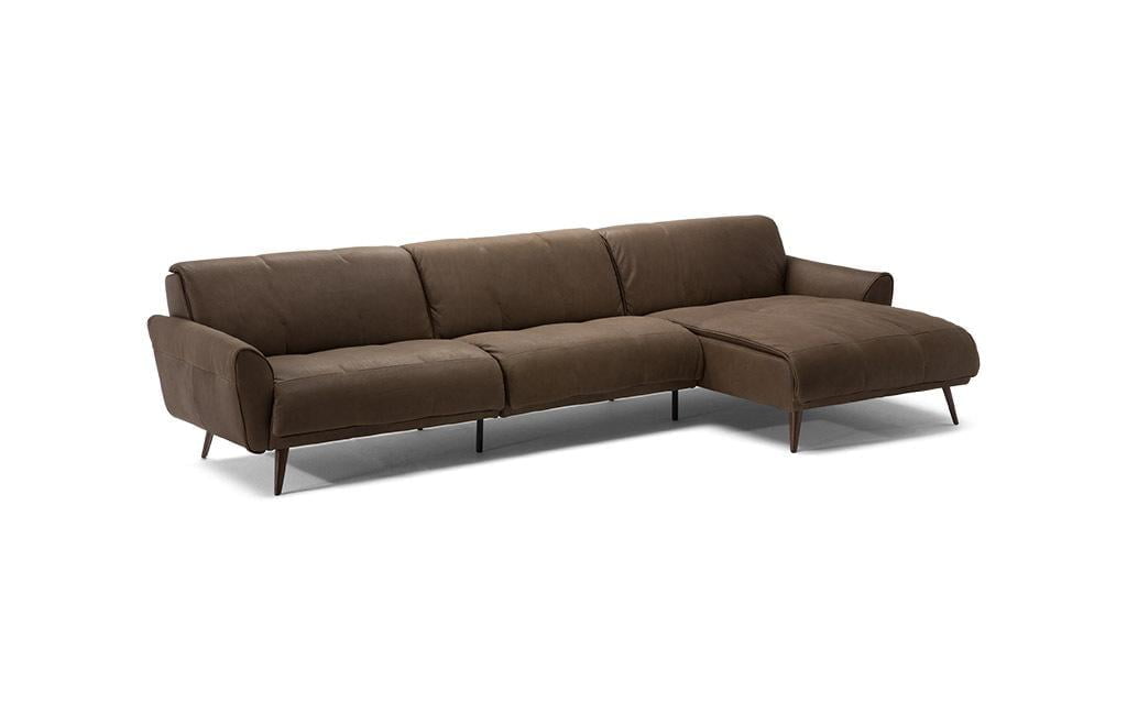 Modular leather sofa | Talento by Natuzzi Editions