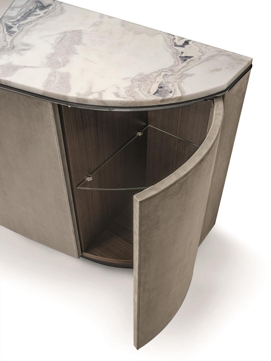 Modular metal sideboard with drawers | Keope by Longhi